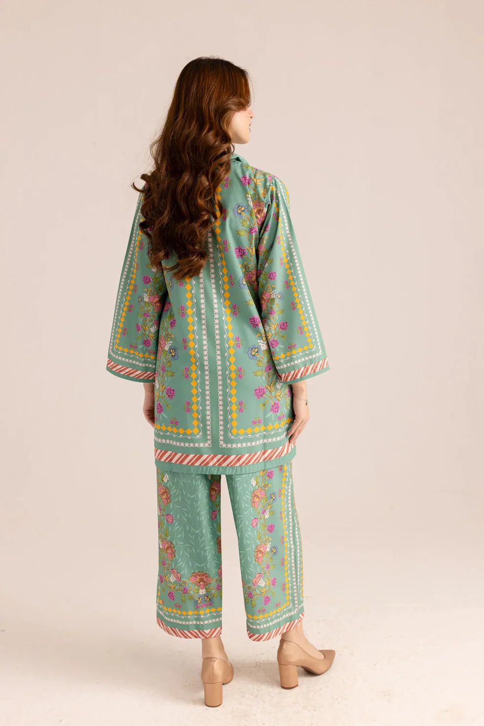 Beautiful 2PC Printed Shirt And Trouser