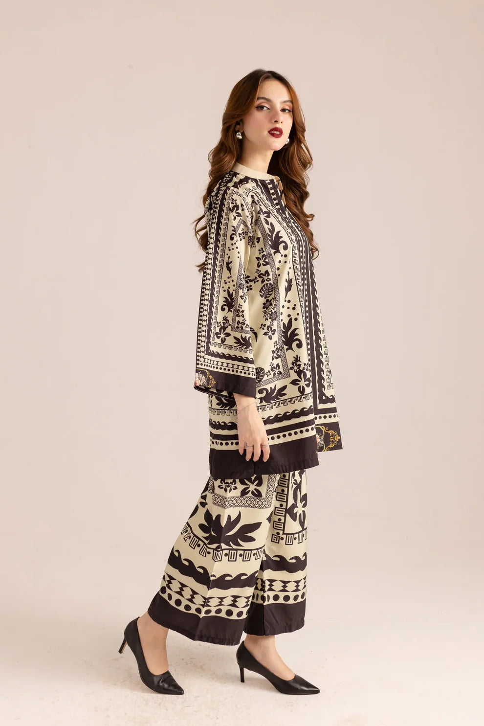 Beautiful 2PC Printed Shirt And Trouser